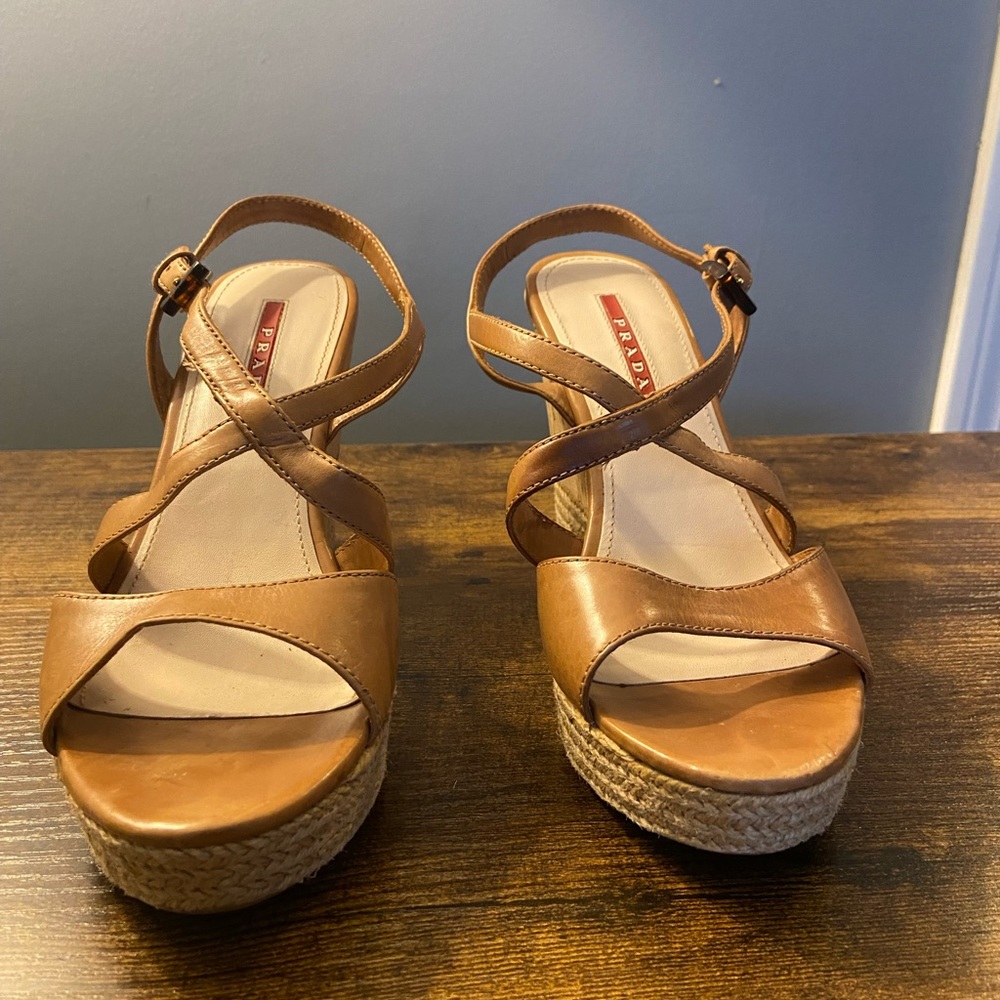 Prada wedges